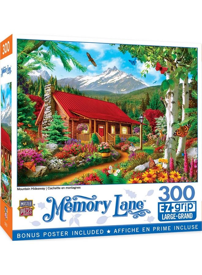 MasterPieces 300 Piece Ez Grip Jigsaw Puzzle Mountain Hideaway 18"X24" - Image 2