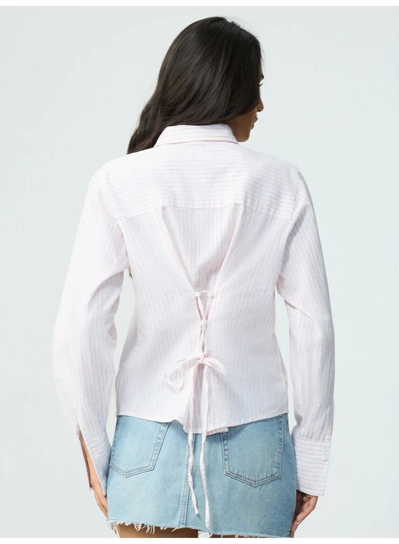 The Souled Store  Cotton Linen: Ruby Streak  | Best Price UAE