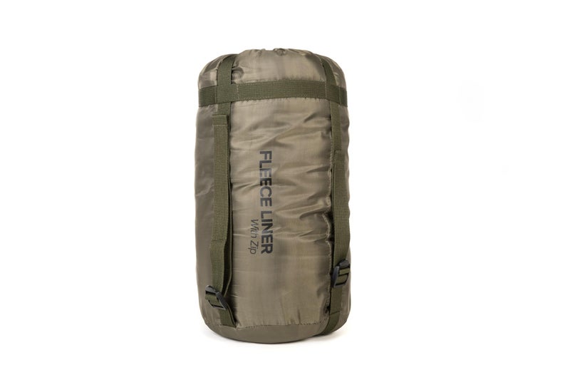 Snugpak Fleece Sleeping Bag Liner with Full Length Side Zipper, Polyester Fleece, Warm Thermal Insulation, Olive - Image 4