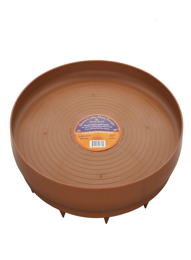 Bosmere S41630 Down Under Plant Turner, Heavy-Duty Rotating Plant Stand, Protects Decks, Wood Floors, Carpet, Tile, 250lbs Capacity, 16-Inch, Terra Cotta - Image 1