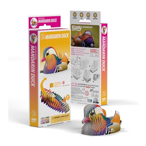 EUGY Mandarin Duck 3D Puzzle 26 Piece EcoFriendly Educational Toy Puzzle for Boys Girls Kids Ages 6 - Image 5