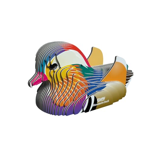 EUGY Mandarin Duck 3D Puzzle 26 Piece EcoFriendly Educational Toy Puzzle for Boys Girls Kids Ages 6 - Image 1