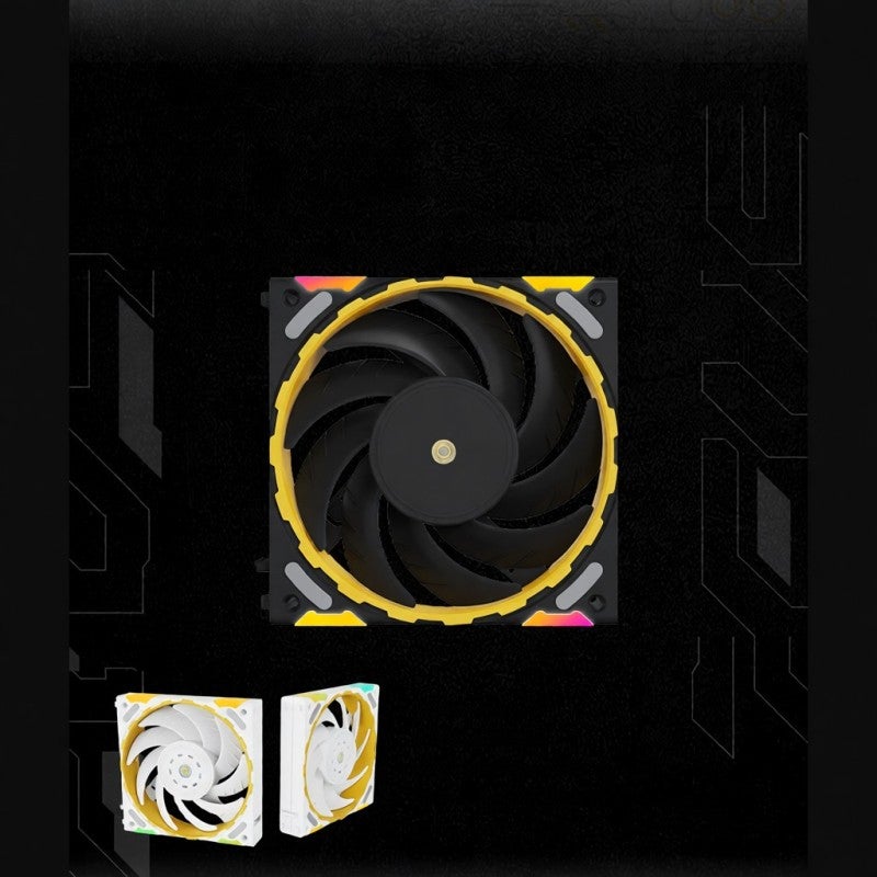 yeston Liquid Cooler CPU 240mm Black LCD Display Real-Time Monitoring - FDB Fan Silent Pump CPU Water Cooler for Intel AMD Platforms - Image 2