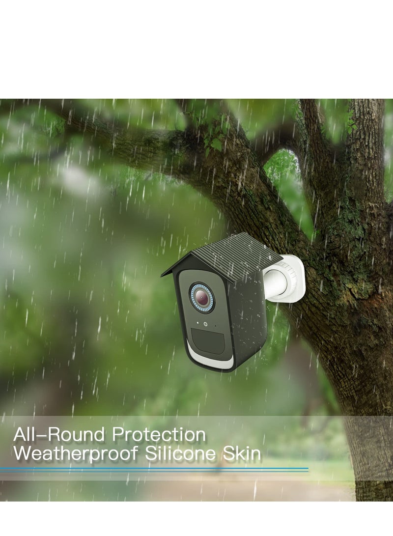SYOSI Protective Silicone Skin for Eufy Cam 3C, Security Camera Protect and Camouflage Weatherproof Security Camera Mount  (2 Pack) - Image 5