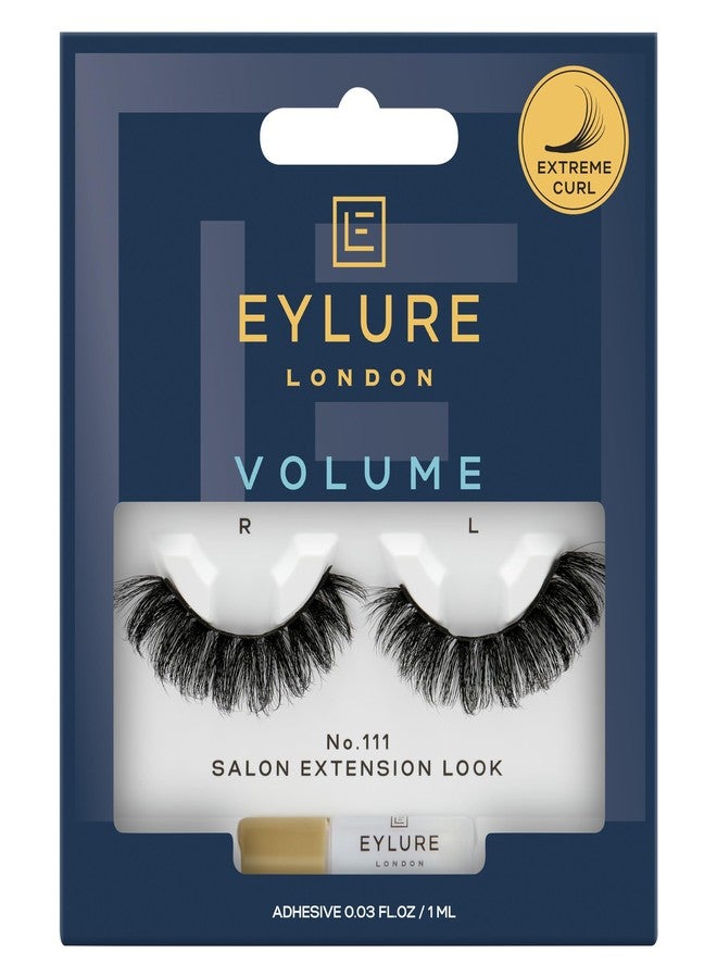 Eylure Salon Extension Look False Eyelashes, Volume No. 111, 1 Pair - Image 1