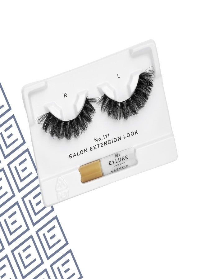 Eylure Salon Extension Look False Eyelashes, Volume No. 111, 1 Pair - Image 2