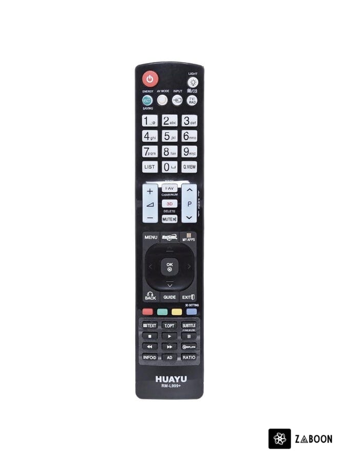 Zaboon Remote Control For LG LCD And LED TV Black