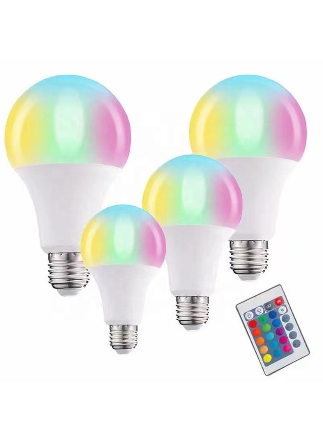 FIXER RGB Smart LED Bulb 18W with Remote Control – Dimmable Multi-Color E27 - Image 4