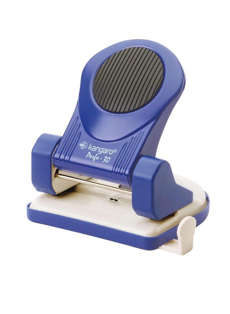 Kangaro مثقاب ورق ثنائي الفتحة 1 قطعة بيرفو-30 بسعة 30 ورقة بألوان متنوعة - Image 4