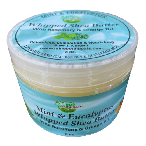 Mine Botanicals Mint  Eucalyptus Whipped shea Butter