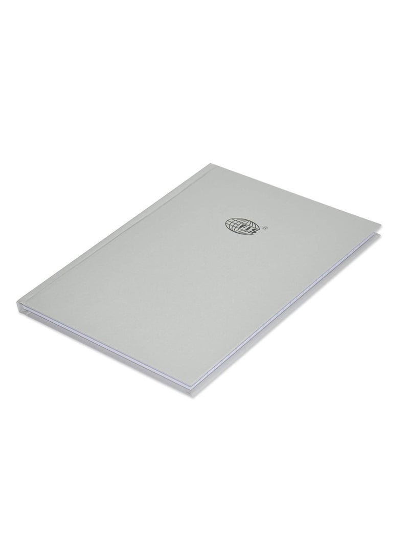 FIS 5 Piece FIS Neon Hard Cover Note Book, (100 Sheet) Single Line, Platinum Colour, 9 x 7 Inch Size - FSNB97N272 - Image 1