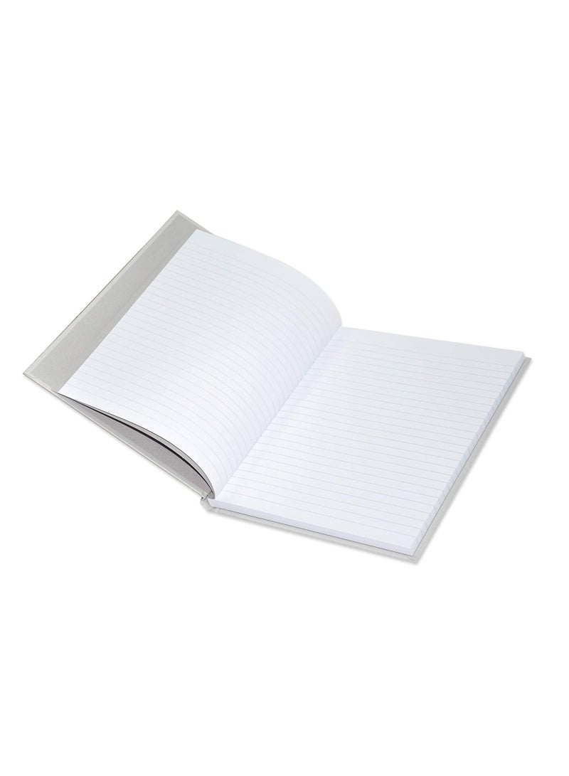 FIS 5 Piece FIS Neon Hard Cover Note Book, (100 Sheet) Single Line, Platinum Colour, 9 x 7 Inch Size - FSNB97N272 - Image 2