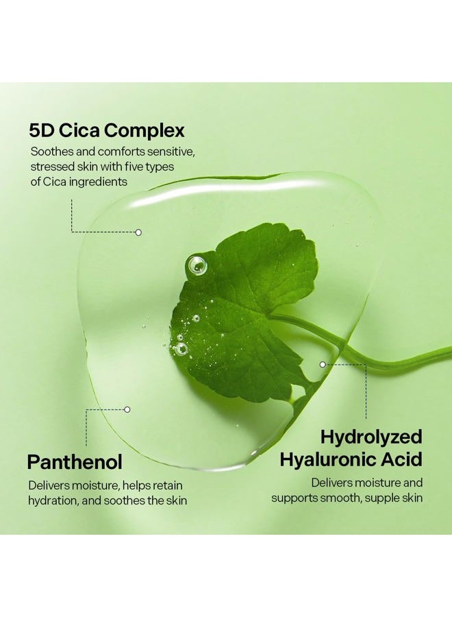 Torriden BALANCEFUL Cica Facial Masks (10 sheets) | Extra Soothing Care | 5D CICA, Hydrolyzed Hyaluronic Acid, Panthenol | Korean Face Mask - Image 4