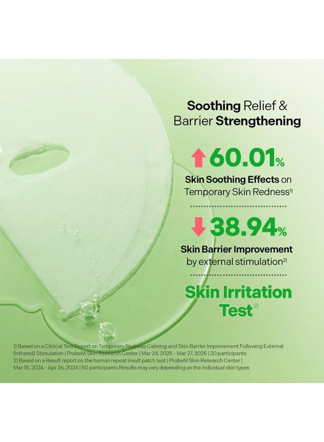 Torriden BALANCEFUL Cica Facial Masks (10 sheets) | Extra Soothing Care | 5D CICA, Hydrolyzed Hyaluronic Acid, Panthenol | Korean Face Mask - Image 3