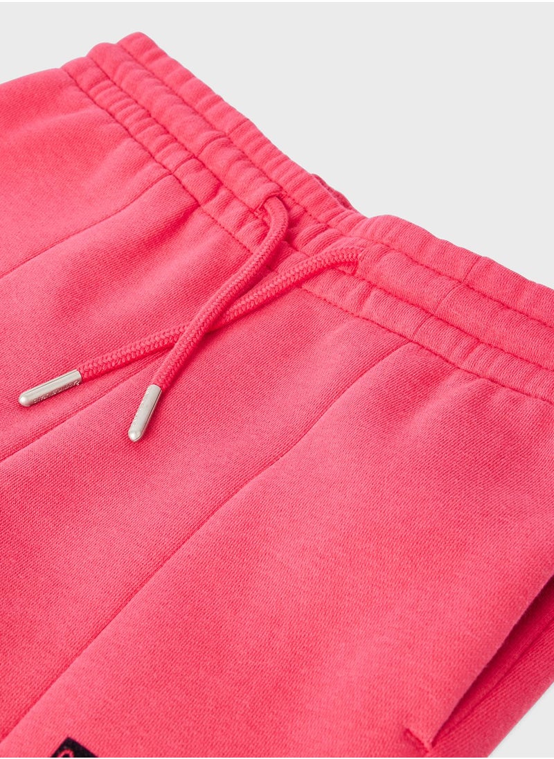 Calvin Klein Jeans - Kids Micro Logo Flock Sweatpants - Image 1