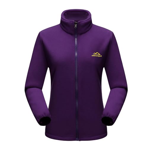 MAGCOMSEN Winter Coats for Women Waterproof Insulated Snow Jacket Fleece Lined Jacket 3 In 1 Jacket Snowboarding Jacket Dark Purple L - Image 3