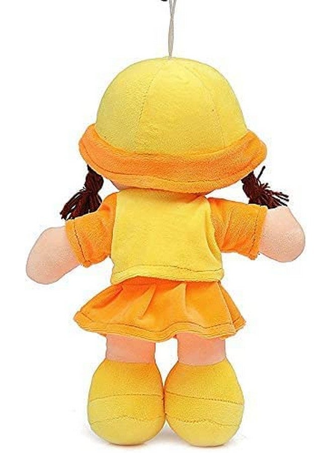 Glance Soft Cute Looking Beautiful Doll | Attractive Stuffed Toys | Grab Your Attention on Little Darling Doll (Orange Addie Girl, 40 cm) - Image 2