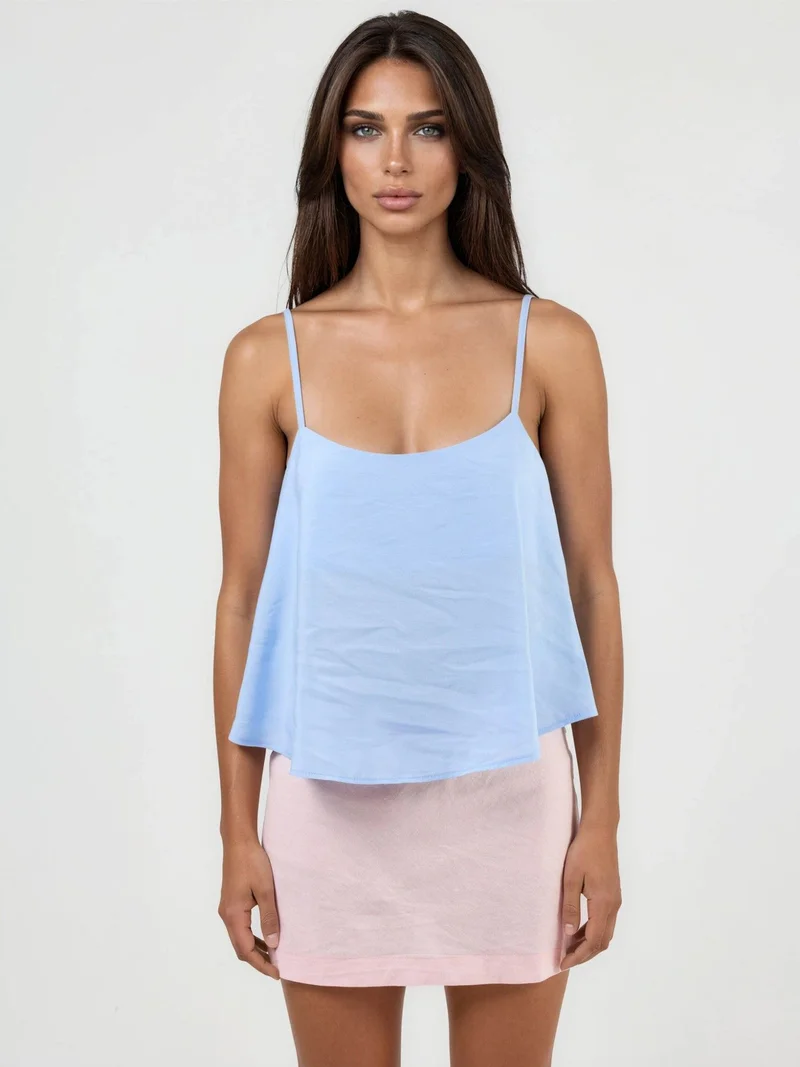 Busem BUSEM Square Neck Crop Top
