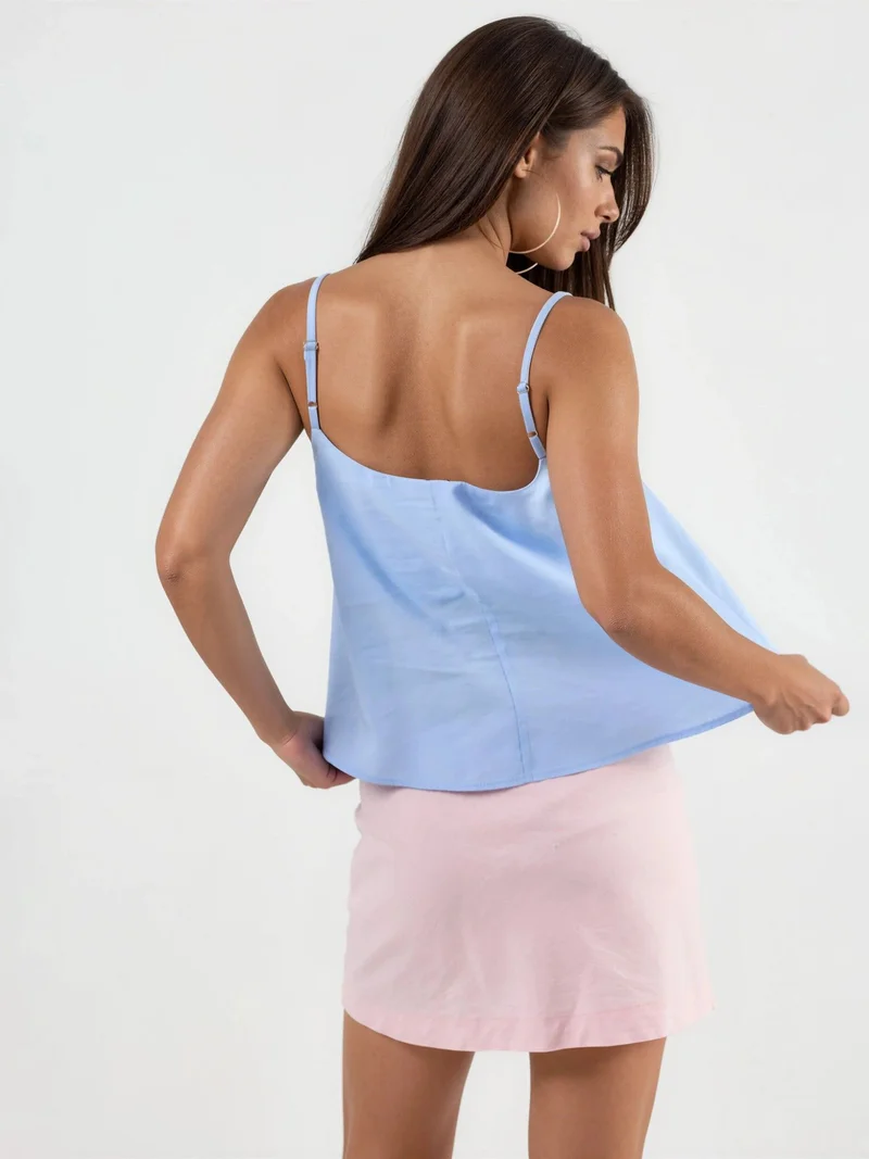 بوسيم BUSEM Square Neck Crop Top