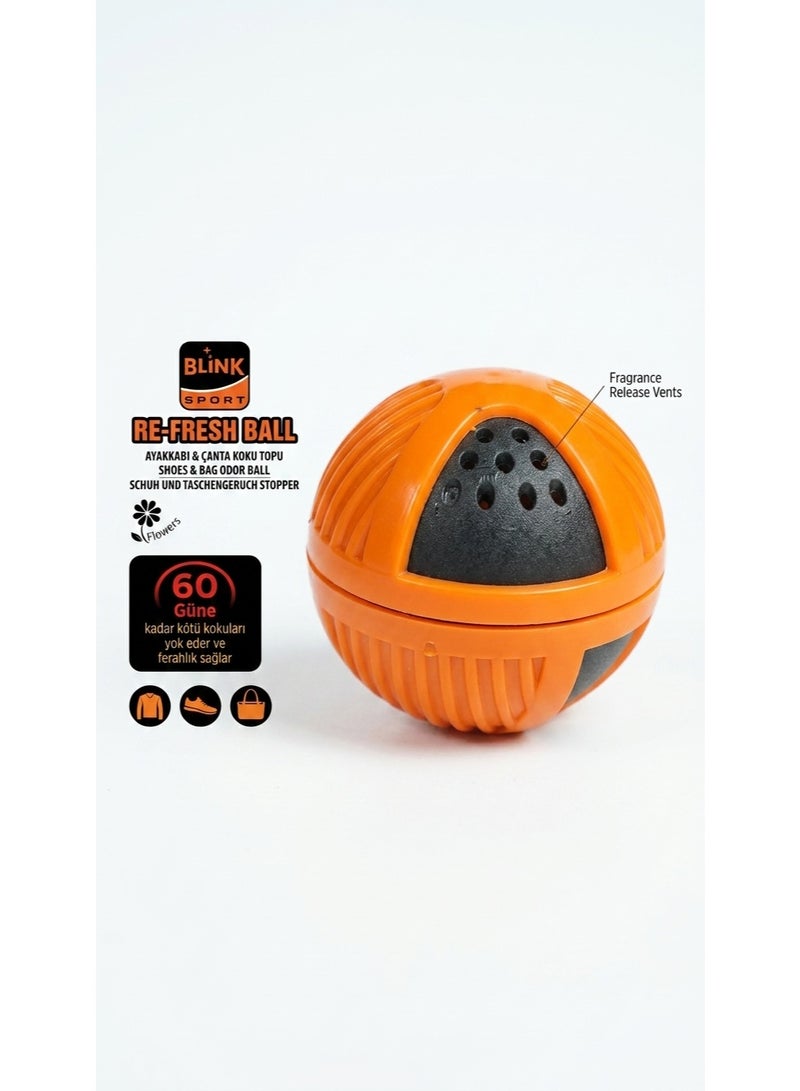 BLINK Sport Re‑Fresh Ball – Shoe & Bag Deodorizer Balls (2‑Pack) – Long‑Lasting Fresh Scent - Image 4
