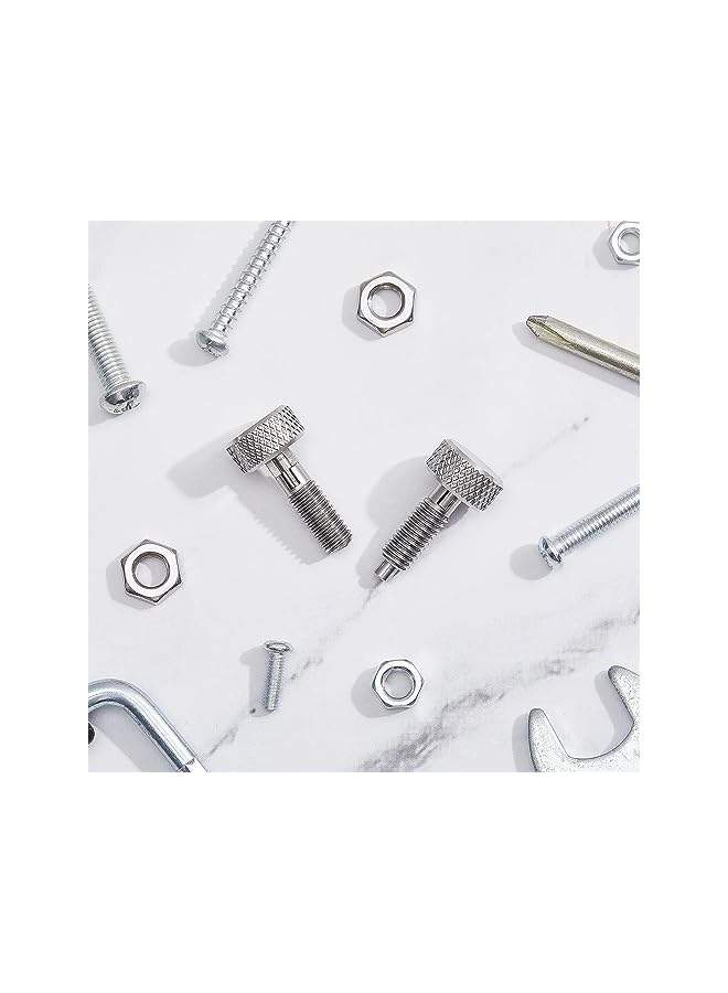 PROMASS promass Hand Retractable Spring Plunger with Knurled Handle Stainless Steel Lock out M6 Type Quick Release Pins for Rolling Toolbox, 1/4''-20 Thread Size 0.500'' Thread Length Without Patch (Si  - Image 5