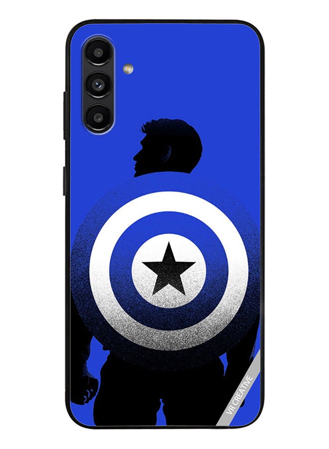 VR CREATIVE Protective Case Cover For Samsung Galaxy A13 5G Captain America Blue Design Multicolour - Image 1