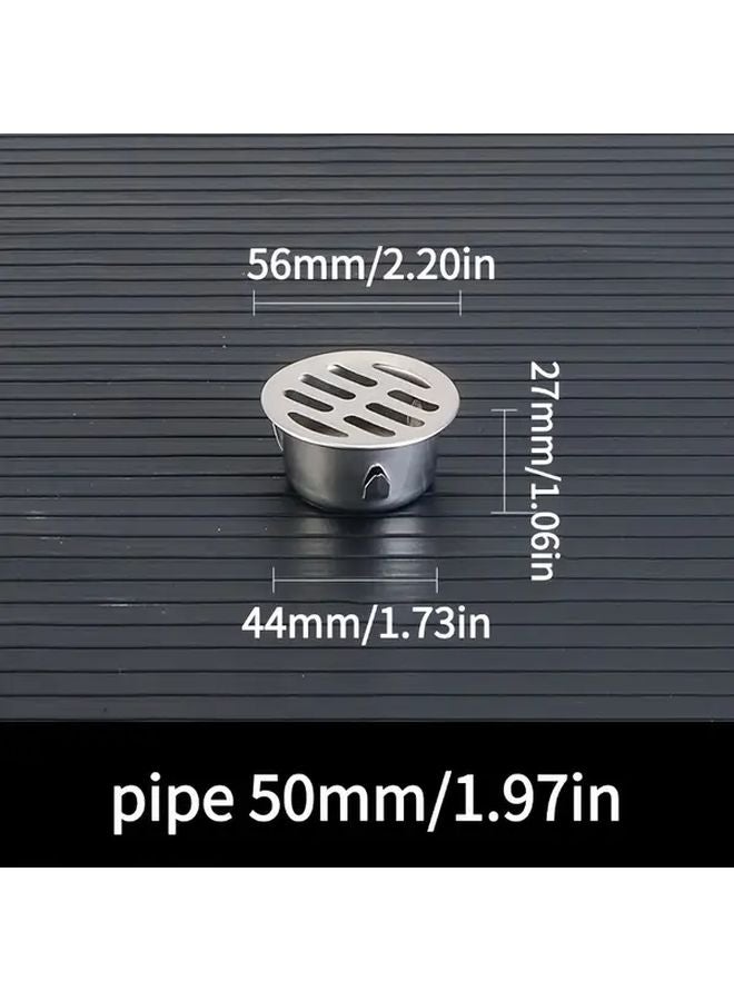 Stainless Steel Anti Clog Drain Cover 75mm Fine Mesh Filter For Flat Floor Drains - Image 3
