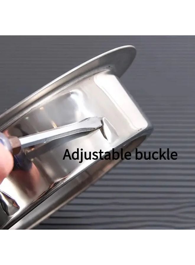 Stainless Steel Anti Clog Drain Cover 75mm Fine Mesh Filter For Flat Floor Drains - Image 4