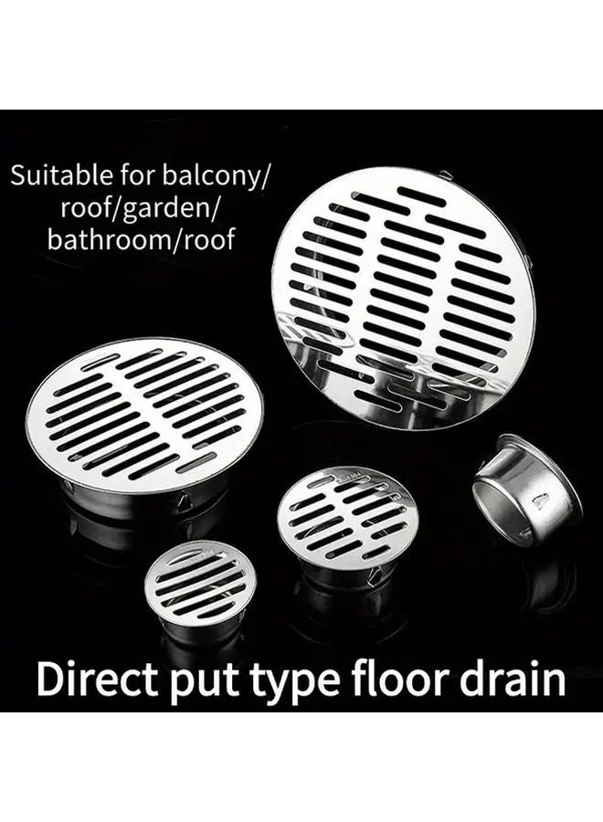 Stainless Steel Anti Clog Drain Cover 75mm Fine Mesh Filter For Flat Floor Drains - Image 2