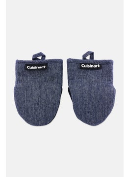 Cuisinart Heat Resistant Mini Oven Mitts Gloves, Dark Grey  - Image 1