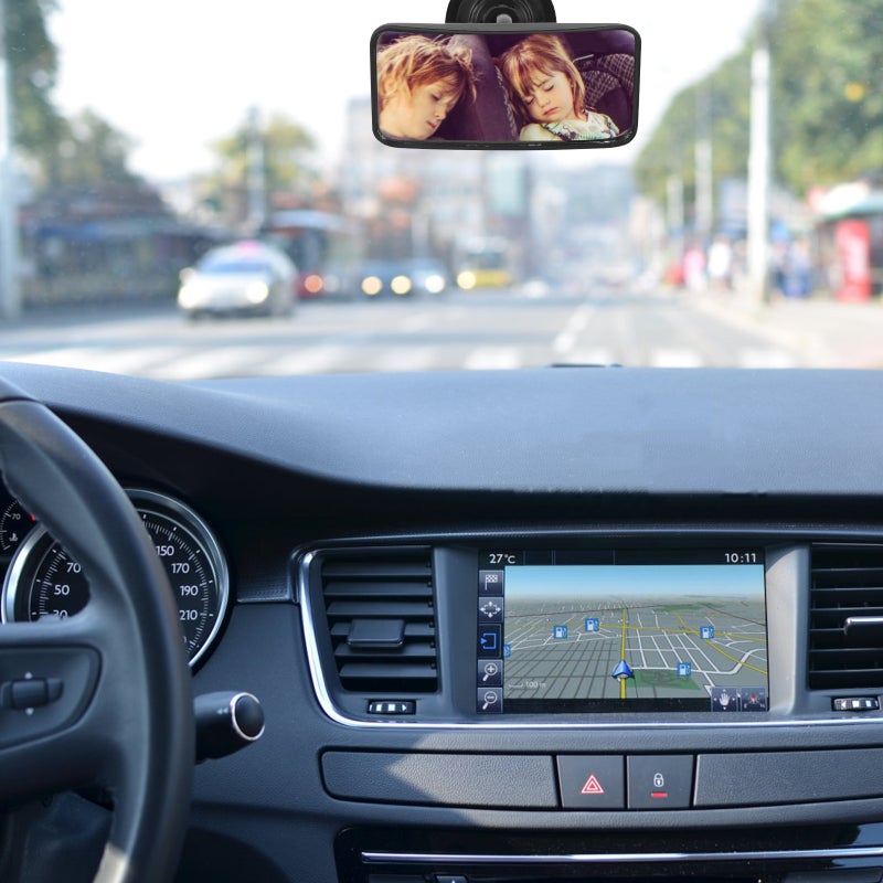 Car Interior Rearview Mirror Cup Car Rear View Mirror Rotatable Auto Rear Mirror - Image 4