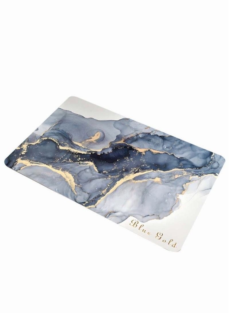 ميكسد الكلمة حمام حصيرة ، حصيرة حمام التجفيف السريع ، ومكافحة زلة المطاط الوحيد ، 50x80cm - Image 2