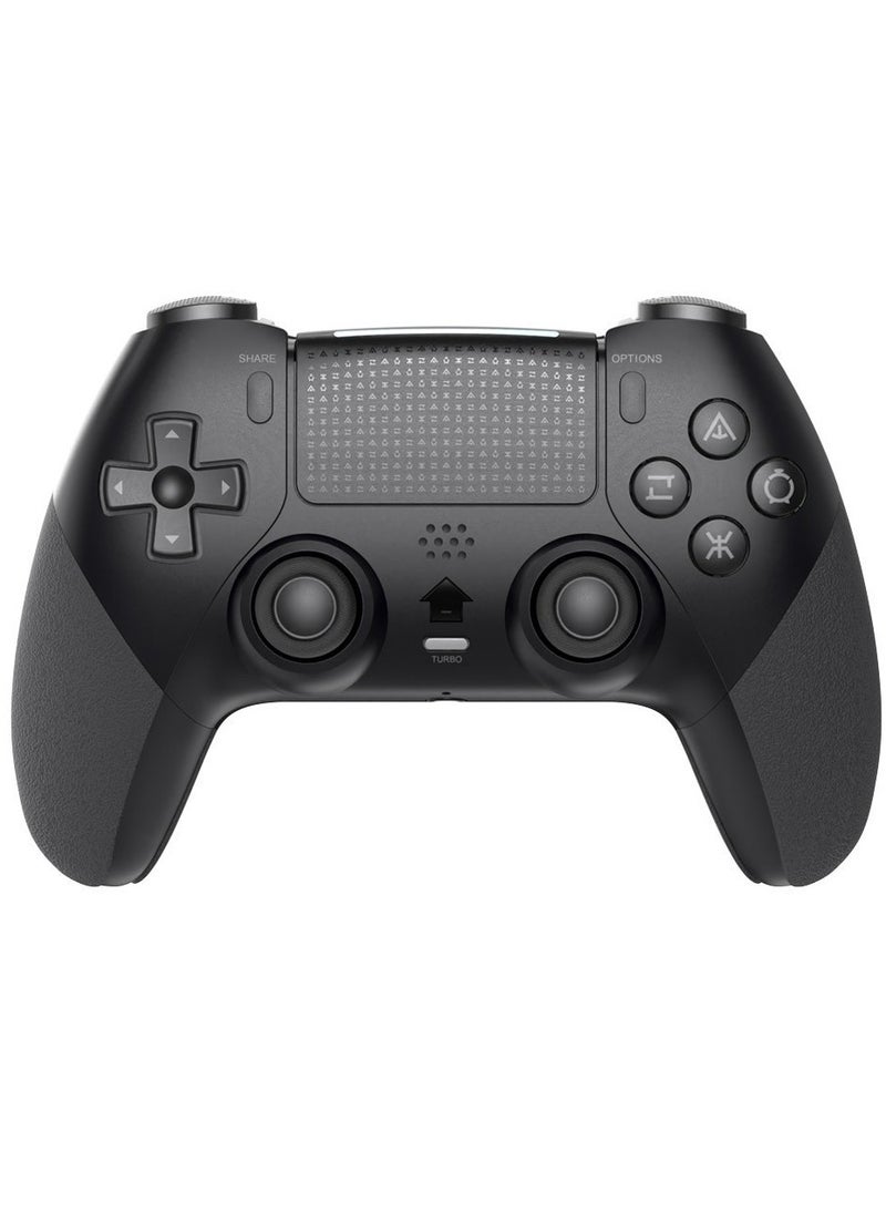 Anmi Wireless Pro Controller for PS4 Controller, Game Controller Compatible with Playstation 4/Slim/Pro/PC,Built-in 800mAh Rechargeable Battery/Responsive Joystick and Buttons/Audio/Turbo (Black)  - Image 1