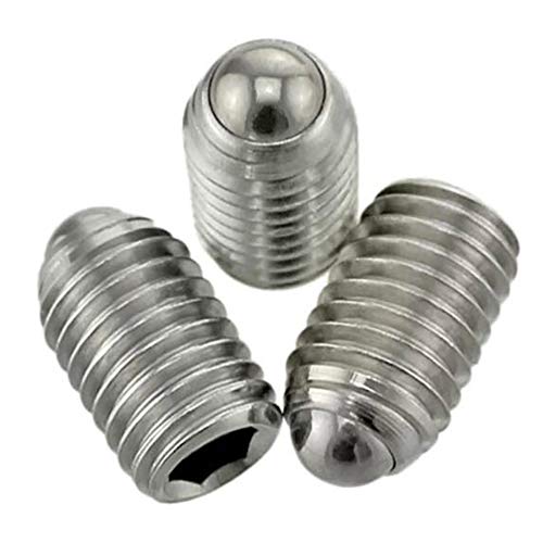 NACX M8 x 20mm Stainless Steel Hex Socket Spring Ball Point Grub Screws 15pcs - Image 2