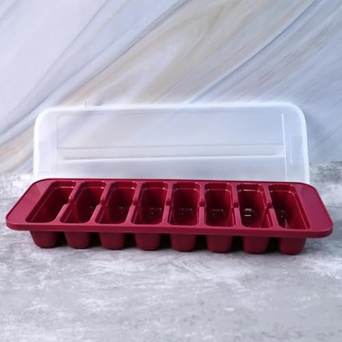 SUPERMOM Ice Cube Trays – 2 in 1 Portable Ice Ball Maker – 16 Grid Ice Cube Mold with Built in Storage & Lid for Ice & Storage Box – BPA Free Reusable for Quick-Freezing, Drinks & Home Use (Pack of 1) - Image 4