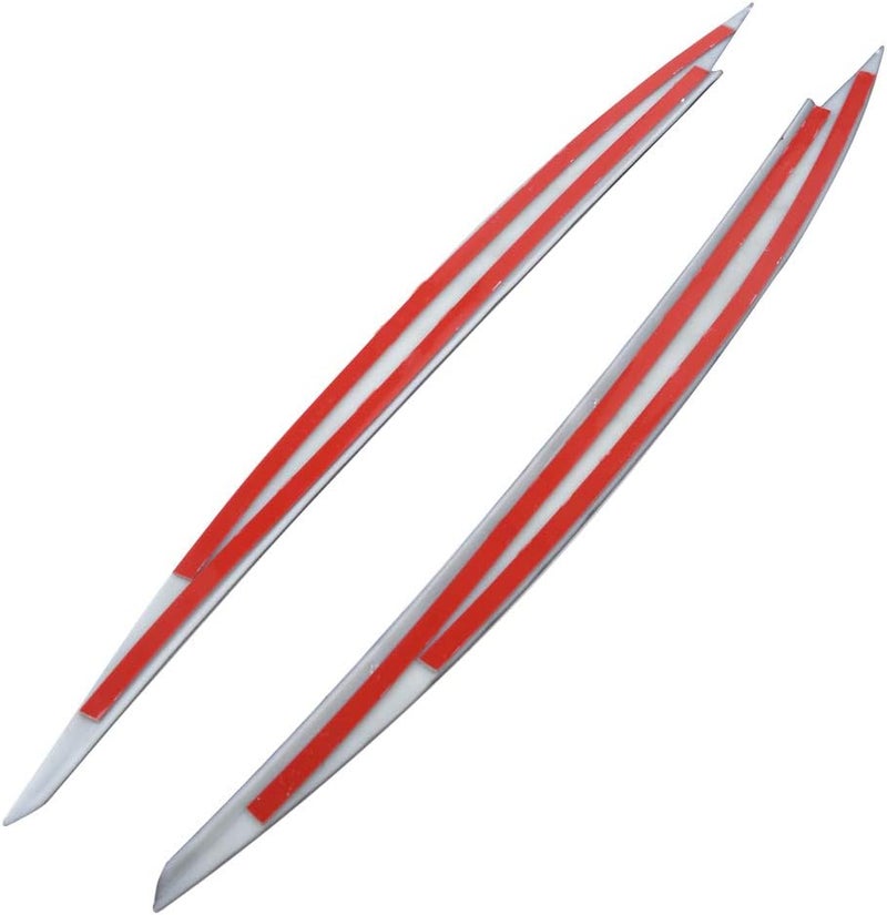 QASULER ABS Black Headlight Eyebrow Eyelids Trim for VW Golf 7 - Image 4