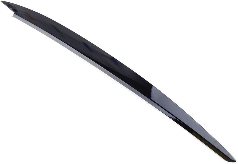 QASULER ABS Black Headlight Eyebrow Eyelids Trim for VW Golf 7 - Image 2