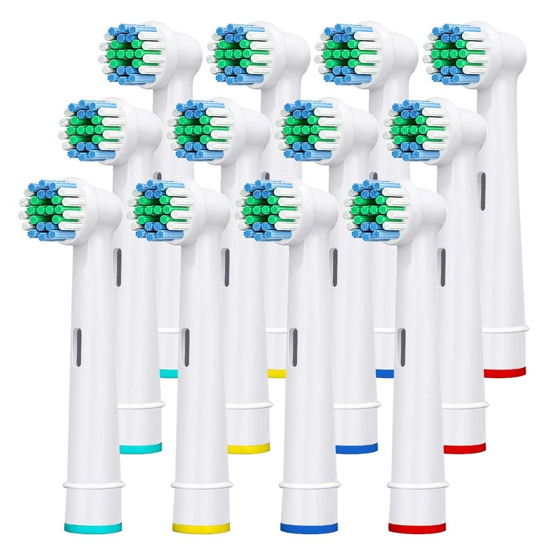 M'AYCREATE ®Replacement Toothbrush Heads Precision Clean Brush Heads Replacement Refills for Braun Oral-B Electric Rechargeable Toothbrushes, Pack of 12 - Image 1