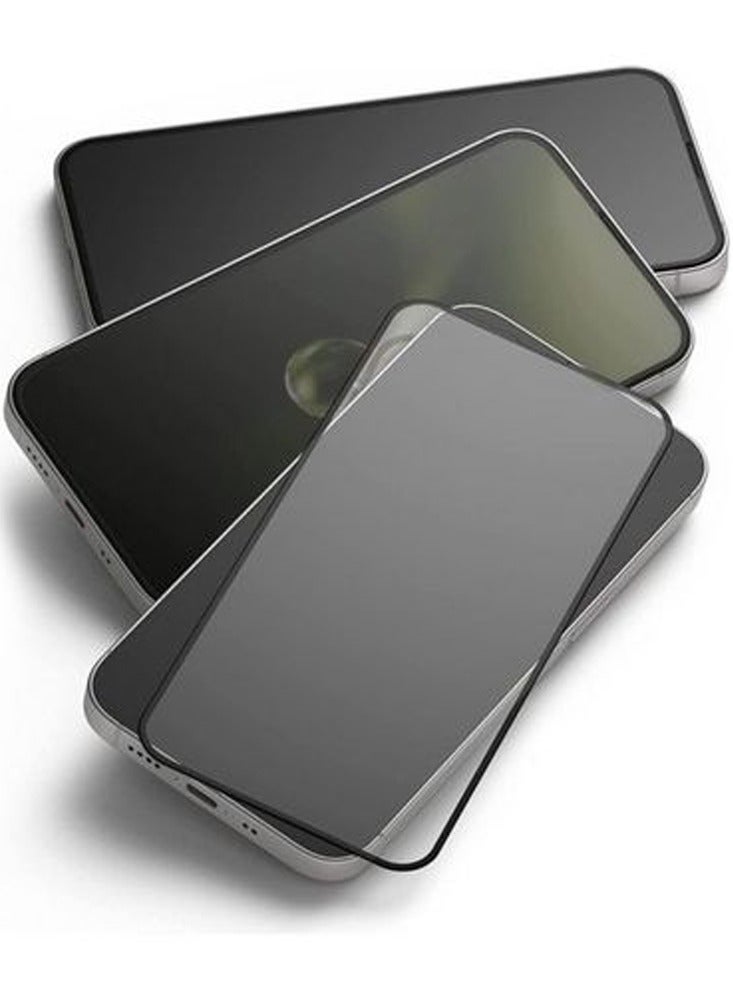 shAyzee Tempered Glass Screen Protector For Apple iPhone 13 mini 5.4 Inch Clear/BLACK - Image 5