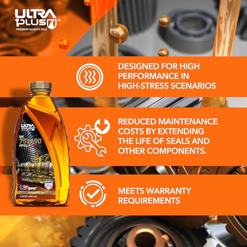 ULTRA 1PLUS SAE 75W-90 Synthetic Gear Oil, API GL-4 - Image 3