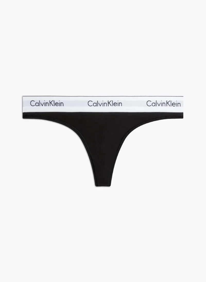Calvin Klein BLACK Thong - Modern Cotton for Women | Best Price UAE