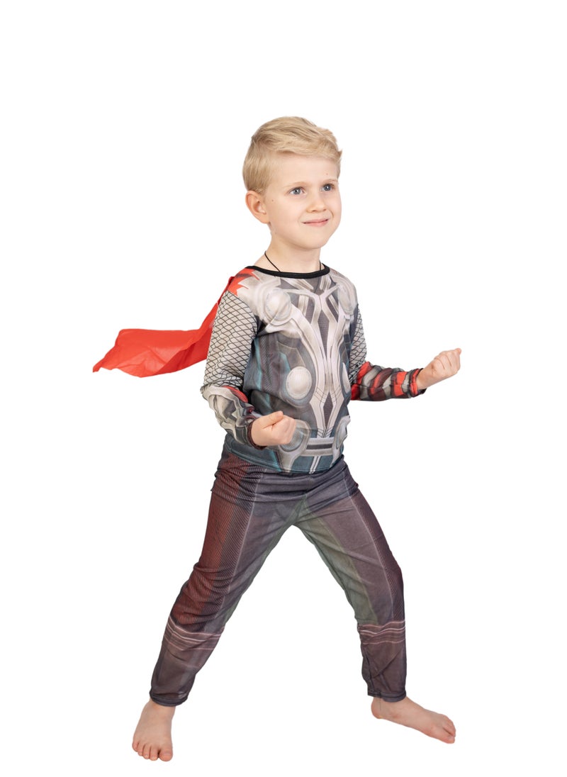 D'Daniela Marvel Thor Man Bodysuit Without Muscle for kids  - Image 2