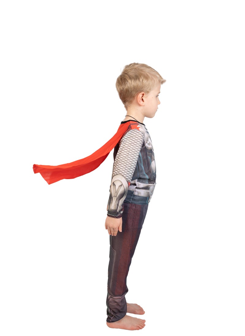 D'Daniela Marvel Thor Man Bodysuit Without Muscle for kids  - Image 4