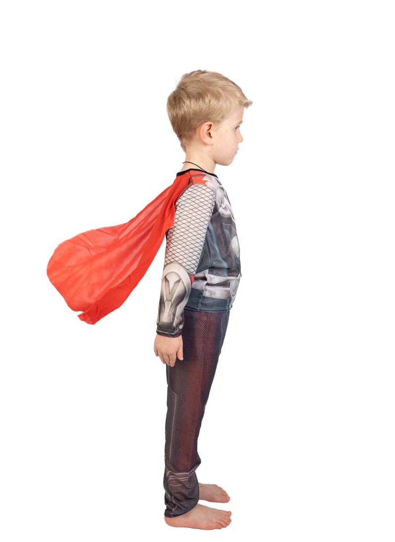 D'Daniela Marvel Thor Man Bodysuit Without Muscle for kids  - Image 5