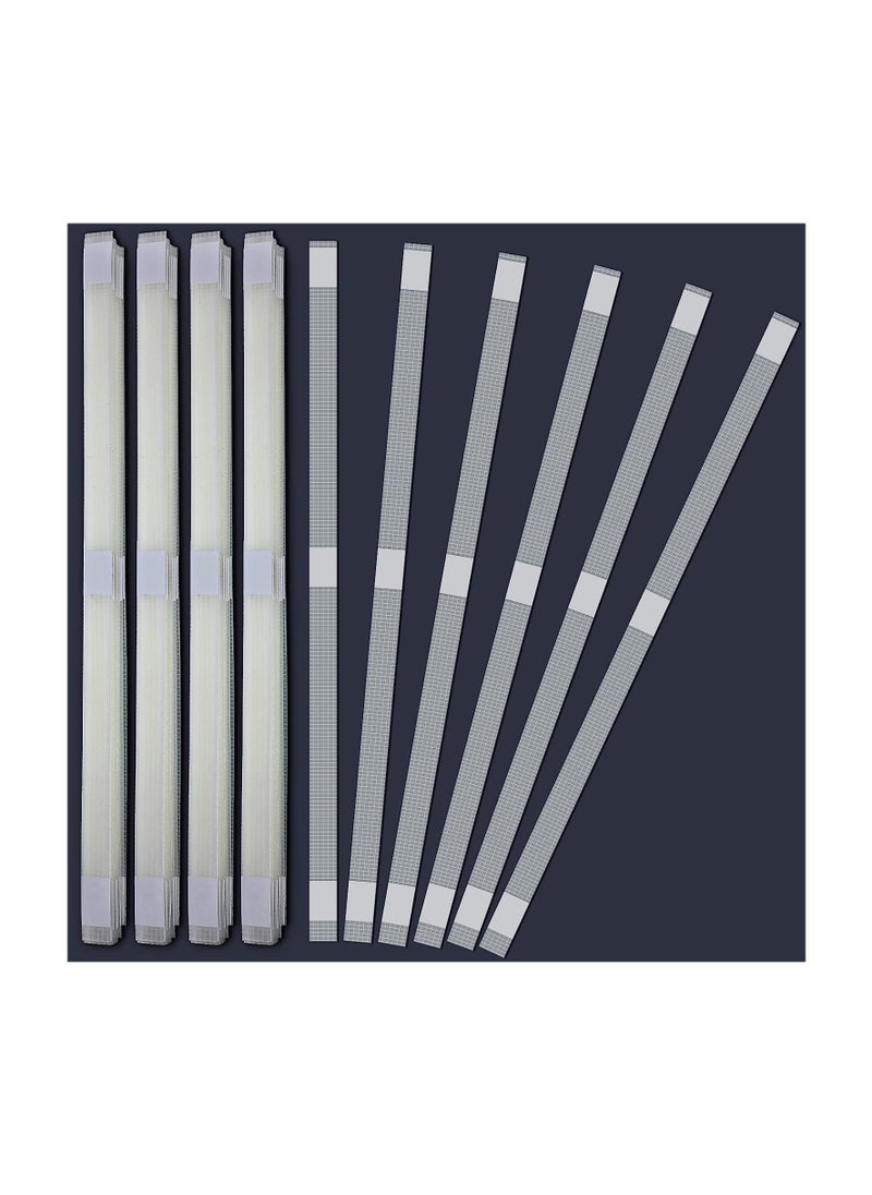 SYOSI - Azonee 20 Pcs Glue Strips with Mesh Backing, for 86-100 Sheet Capacity, 12 mm - Image 1