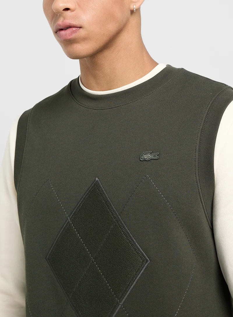 LACOSTE V-Neck Knitted Sweaters