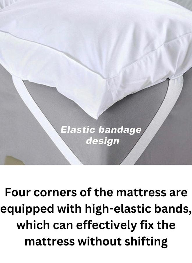 LUNA Home Single size Mattress topper super soft protective pad 8cm thick vacuum packed - Image 3