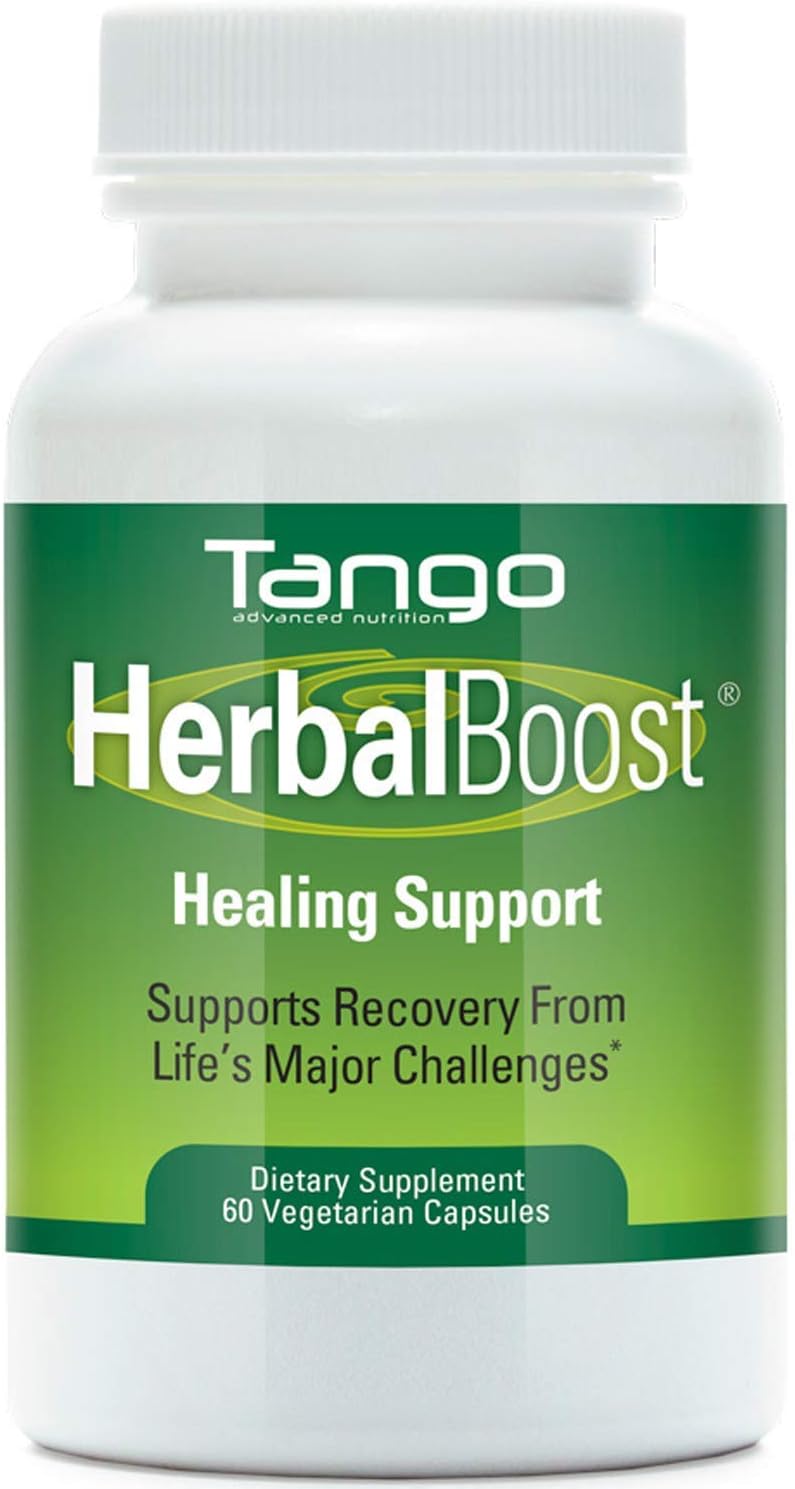 Tango Herbal Boost Natural Herbal Recovery Supplement Supports Healthy Circulation to Aid in Recovering from Lifes Major Challenges 60 Vegetarian Capsules - Image 1