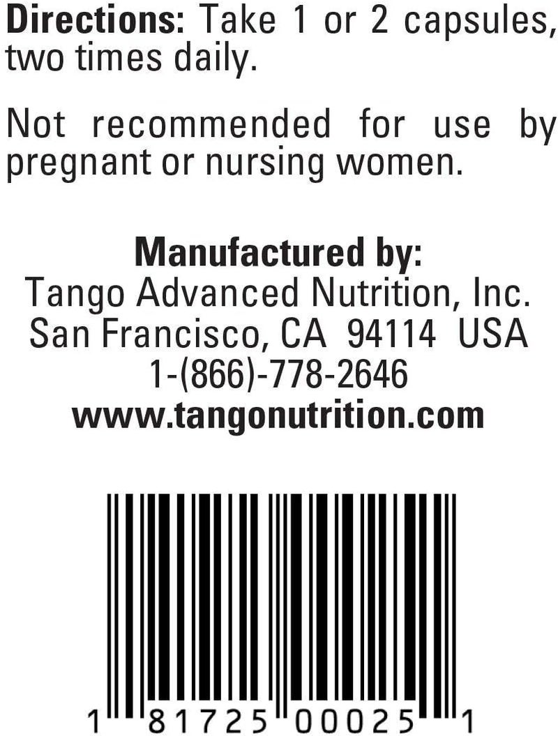 Tango Herbal Boost Natural Herbal Recovery Supplement Supports Healthy Circulation to Aid in Recovering from Lifes Major Challenges 60 Vegetarian Capsules - Image 5