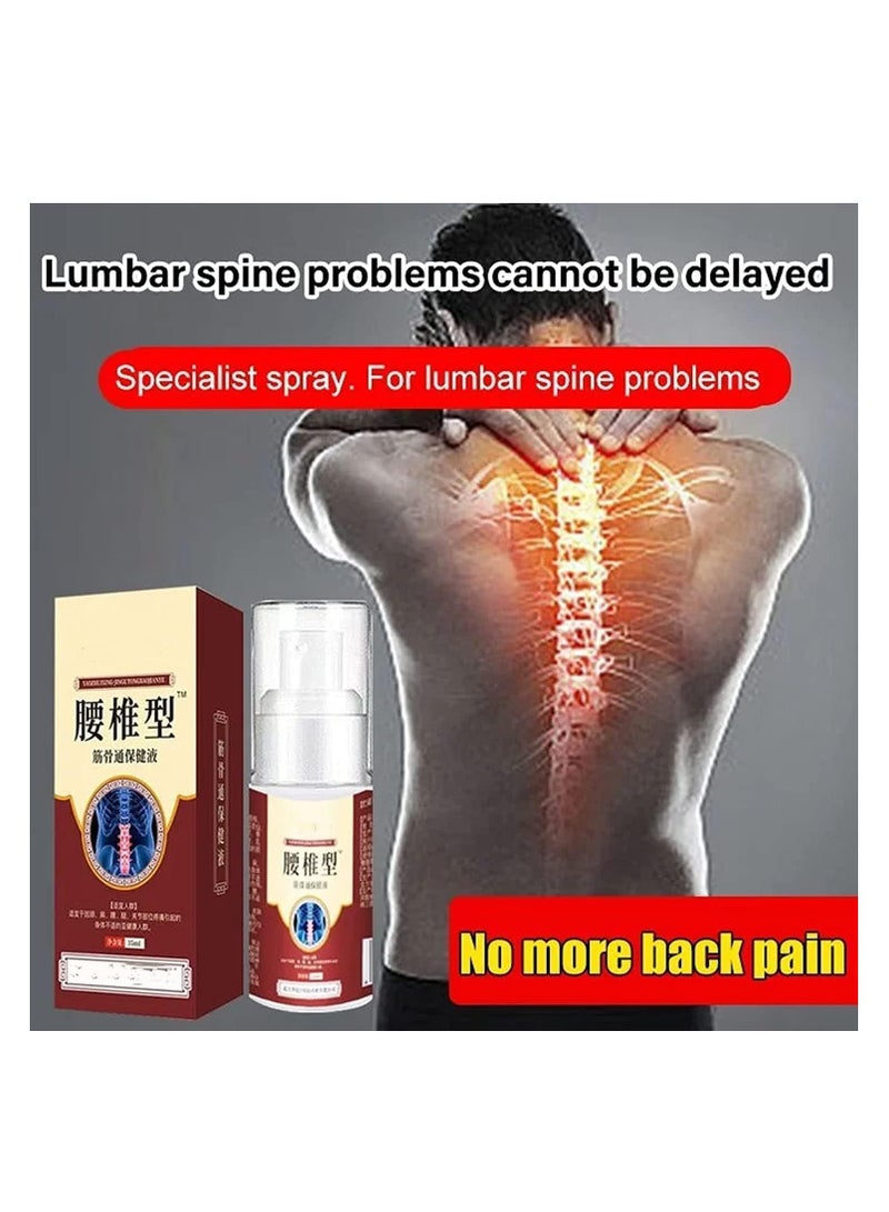 Sumifun 2pcs Lumbar Spine Cold Gel Spray, Back Pain Relief Products, Sciatica Pain Relief,Lower Back Pain Relief, Pain Relief Spray for Neck, Shoulder, Waist, Legs, and Joints  - Image 2